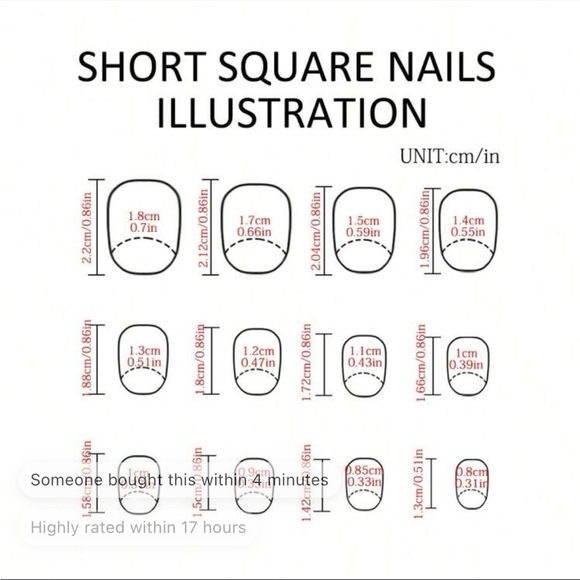 Flower Me Spring Square 24 Piece Press On Nails ๐
๐ - Picture 4 of 5